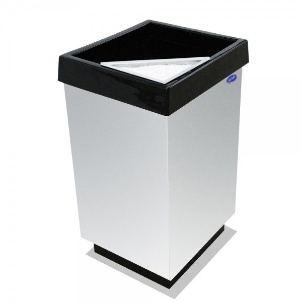 Cenicero cubo tapa plana 632011