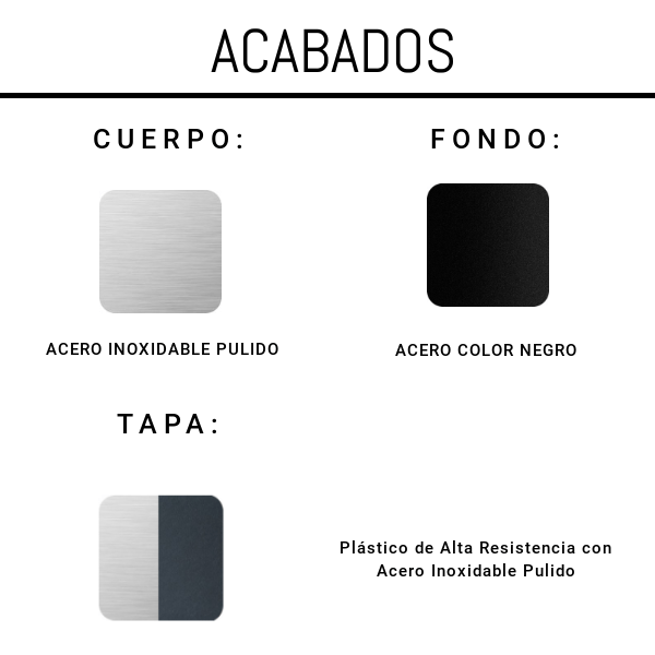 Cenicero Cilíndrico tapa plana 602111 - Imagen 2
