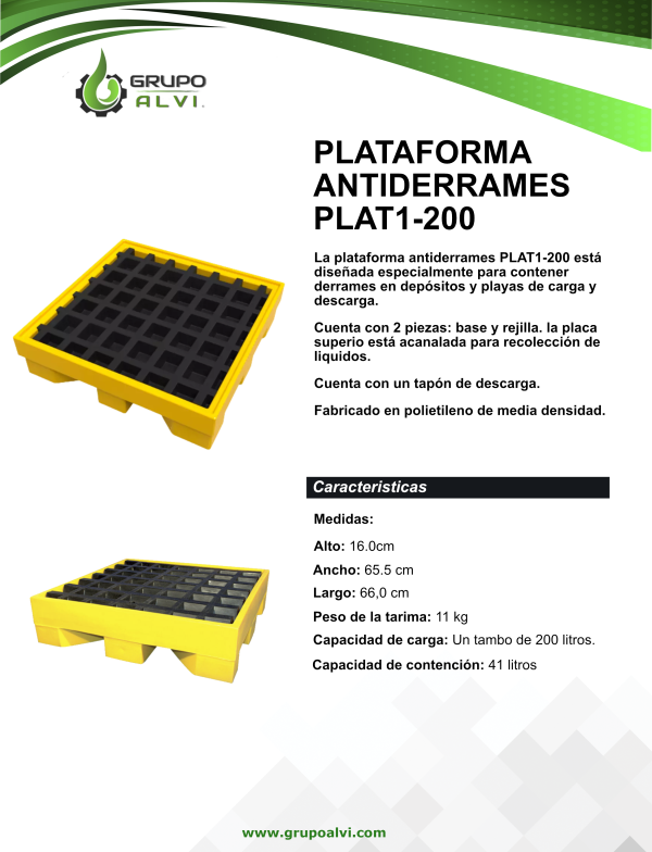 Plataforma Antiderrame PLAT1-200 - Imagen 4