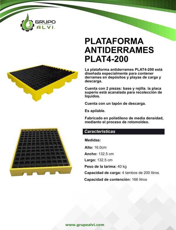 Platforma Antiderrame PLAT4-200 - Imagen 4