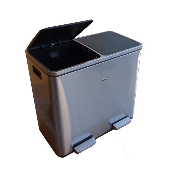 Bote Rectangular de acero inoxidable 48 lts